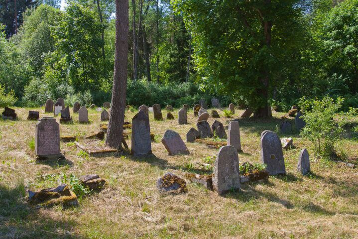 Der jüdische Friedhof in Kraslava