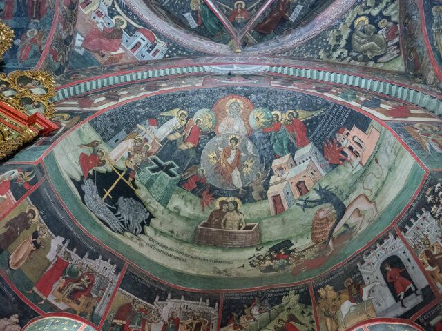 Fresken in der Klosterkirche Sucevita