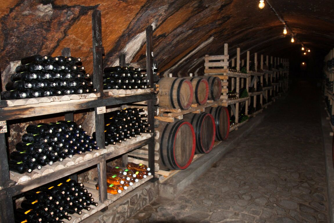 Eine Weinkellerei in Berehowe