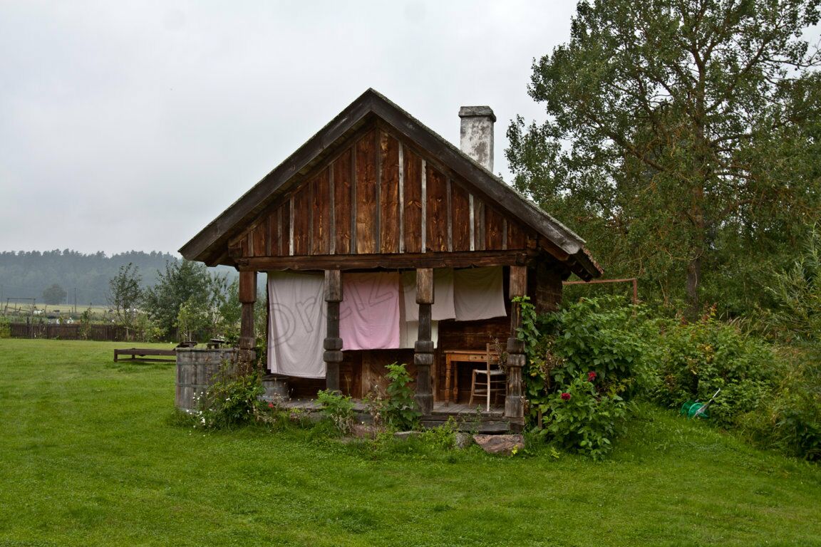 Bauernhaus in der Altgläubigensiedlung Kadzidlowo (Einsiedeln)