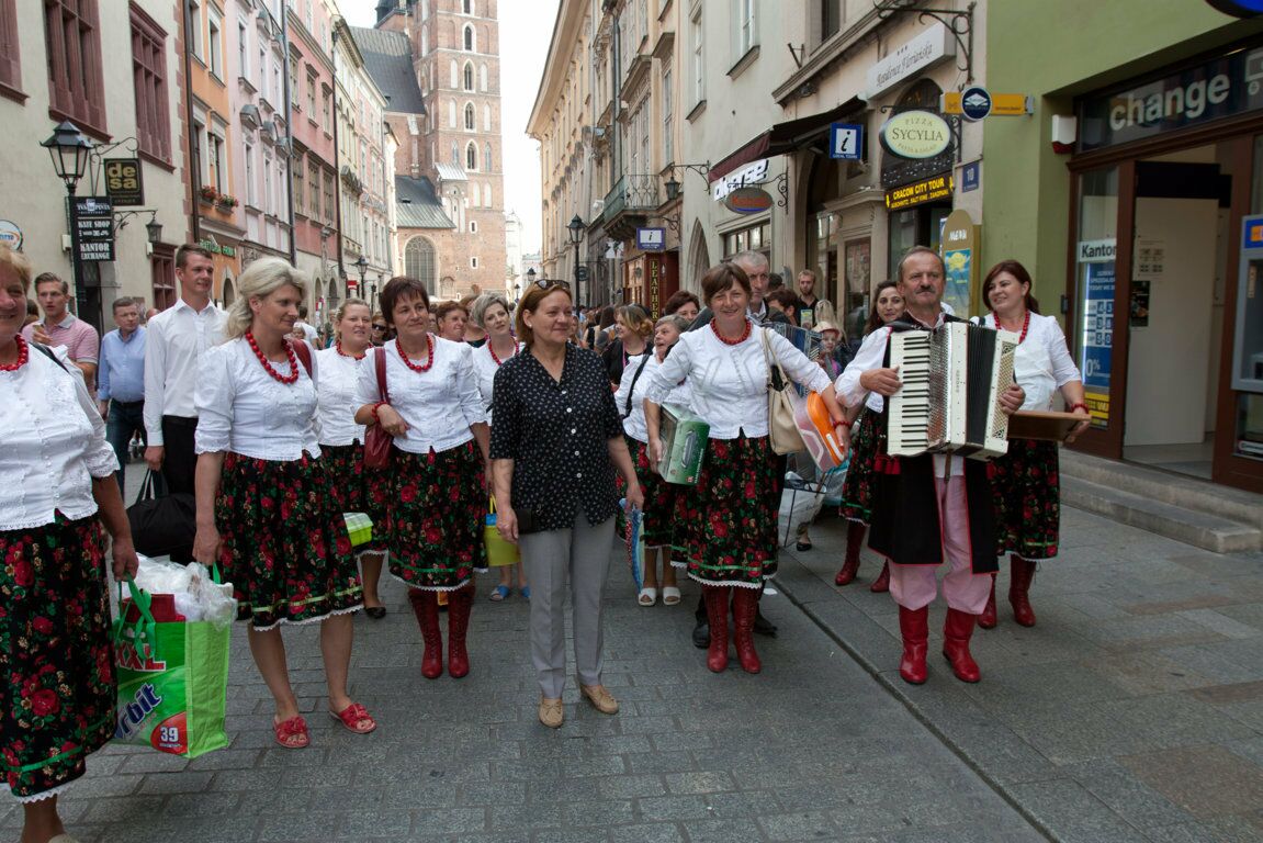 Folkloregruppe in Kraukau