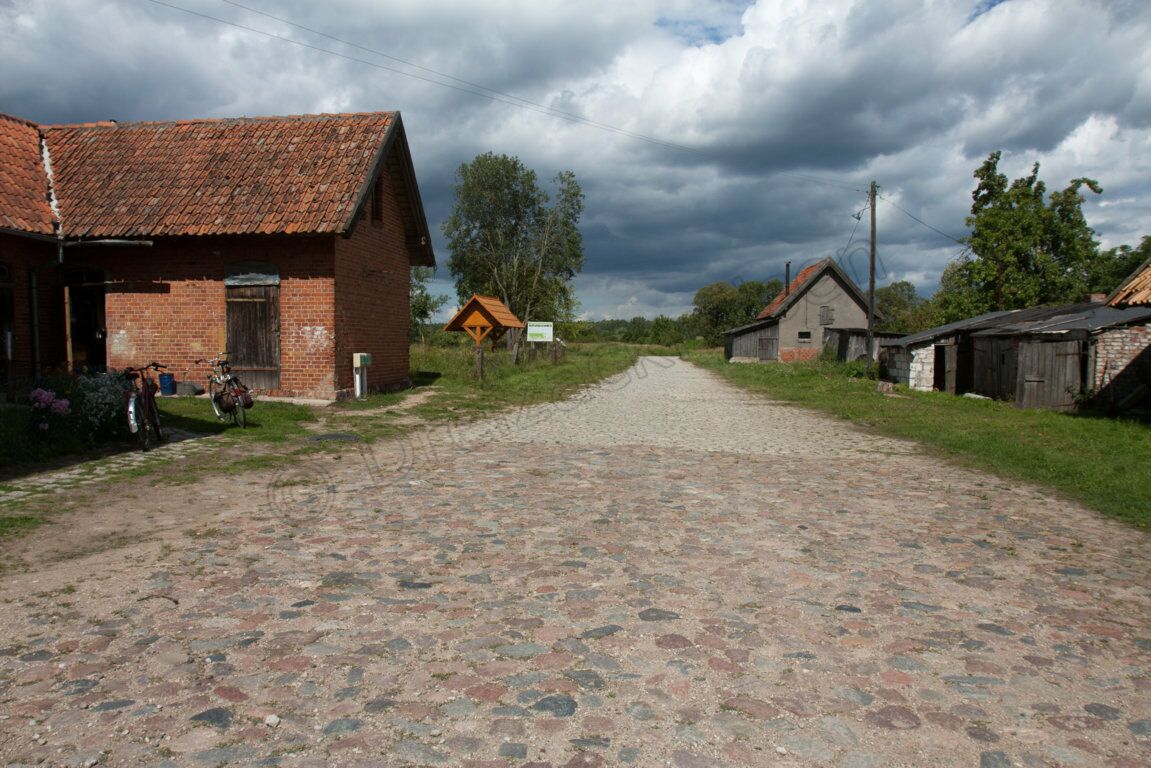 Das Dorf Zytkiejmy (Szittkehmen) in der Rominter Heide