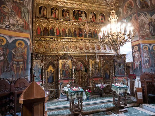 Kloster Moldovita -  Ikonostase der Mariä Verkündigungskirche