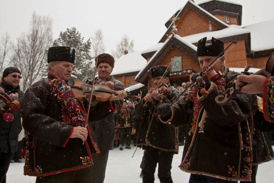 Weihnachten bei den Huzulen in den Karpaten - Koljadniki