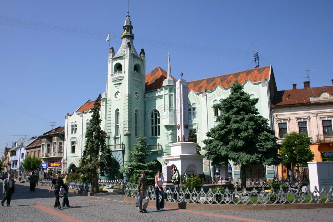 Das Rathaus von Mukatschewo