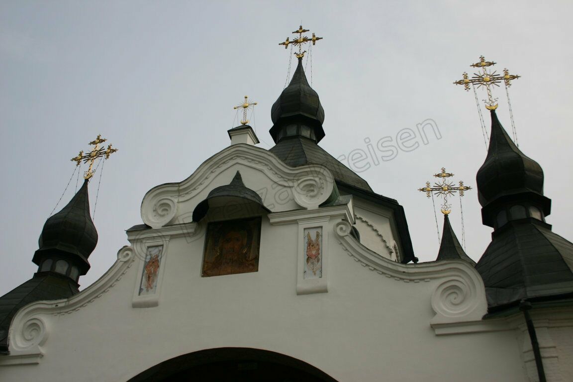 Die St. Georgkirche in der Gedenkstätte für die Schlacht auf den Feldern bei Berestetschko 1651