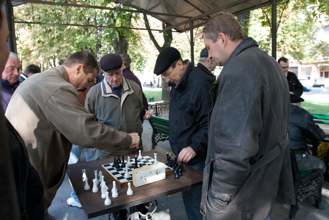 Schachspieler in Odessa