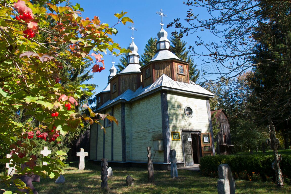 Eine Kirche im Volksarchitekturmuseum in Perejaslaw