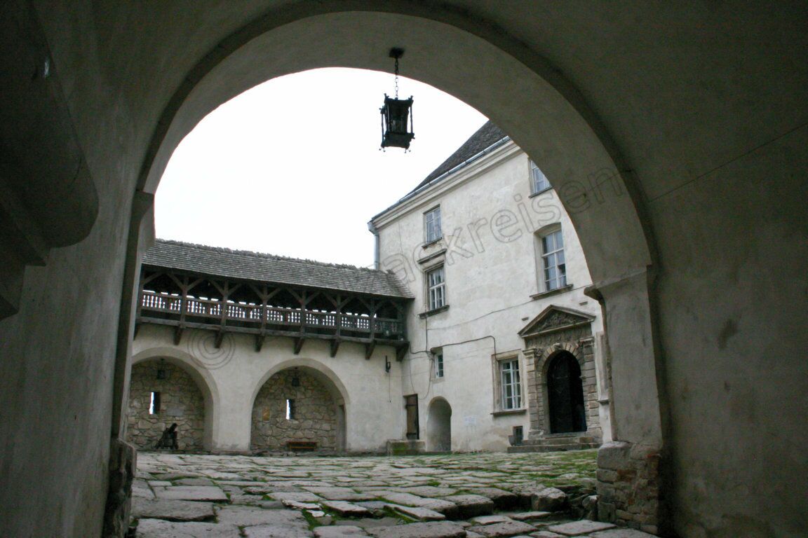 Innenhof des Schlosses von Olesko