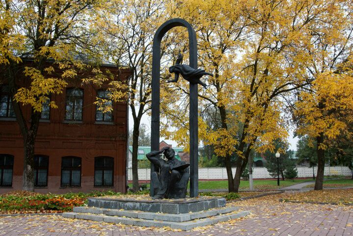 Denkmal für Marc Chagall in seiner Geburtsstadt Witebsk