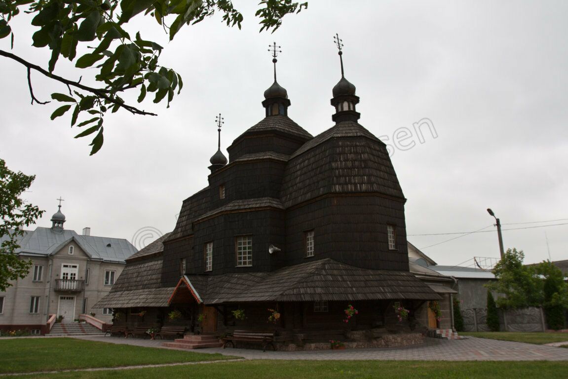 Die Himmelfahrtskirche in Tschortkiw