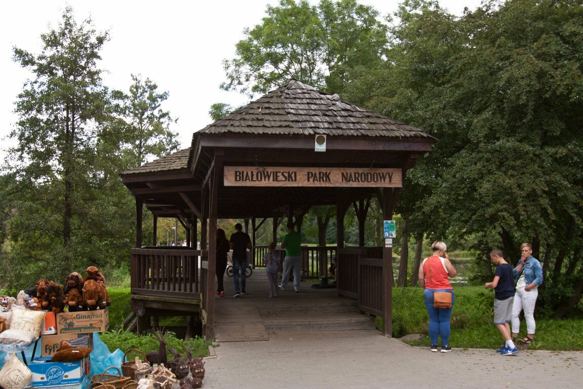 Eingang zum Nationalpark Puszcza Białowieska