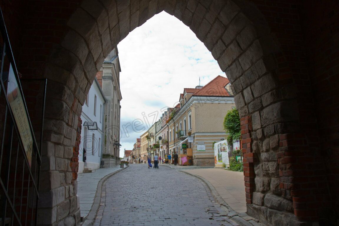 Blick in die Altstadt von Sandomierz
