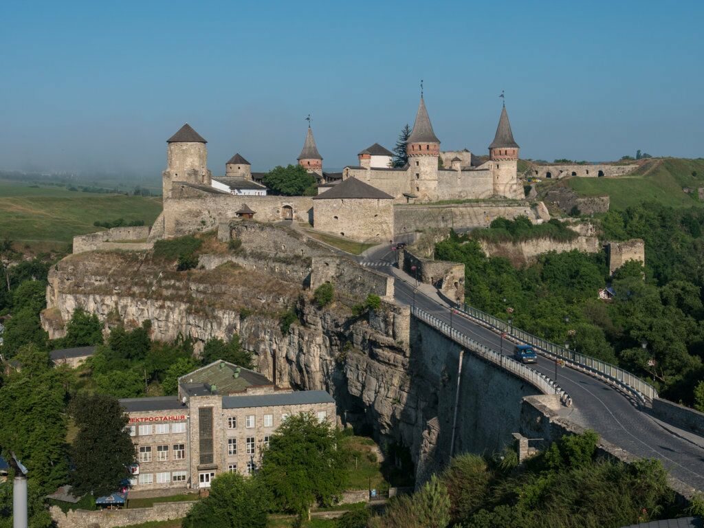 Die Burg in Kamjanez-Podilskyj